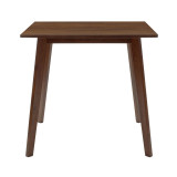 Tavolinë ngrënieje Benson pakoworld MDF - rimeso në ngjyrë arre 80x80x75cm