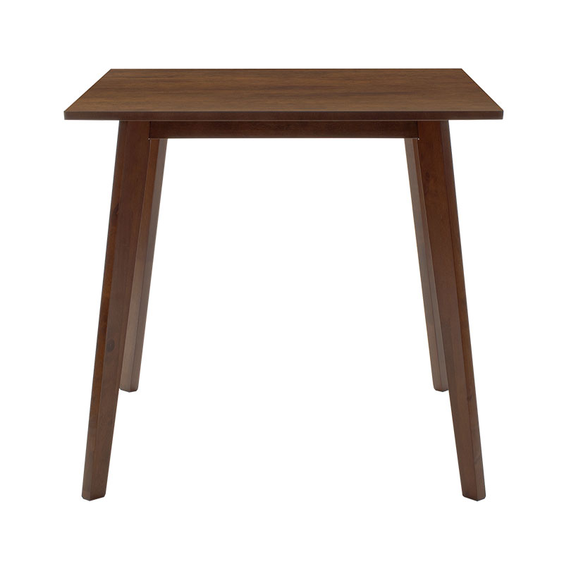 Tavolinë ngrënieje Benson pakoworld MDF - rimeso në ngjyrë arre 80x80x75cm