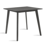 Tavolinë ngrënieje Benson pakoworld MDF - venner në ngjyrë gri rustike 80x80x75cm