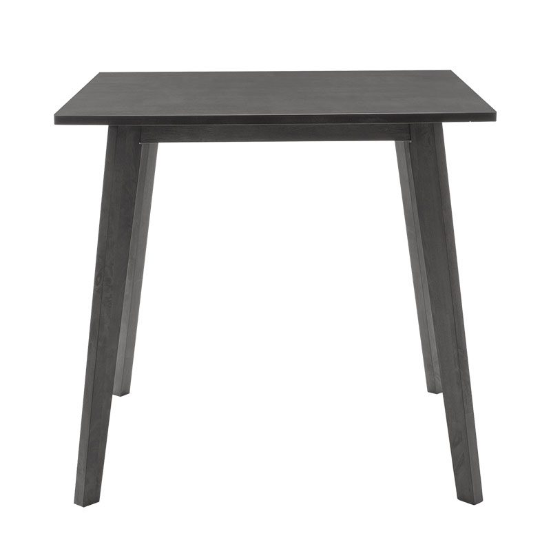 Tavolinë ngrënieje Benson pakoworld MDF - venner në ngjyrë gri rustike 80x80x75cm