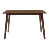 Tavolinë ngrënieje Benson pakoworld mdf - venner në ngjyrë arre 120x75x75cm