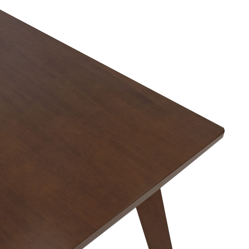 Tavolinë ngrënieje Benson pakoworld mdf - venner në ngjyrë arre 120x75x75cm