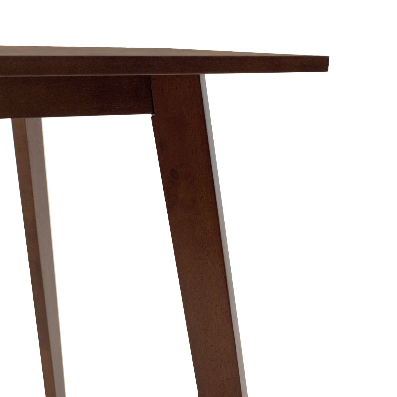 Tavolinë ngrënieje Benson pakoworld mdf - venner në ngjyrë arre 120x75x75cm