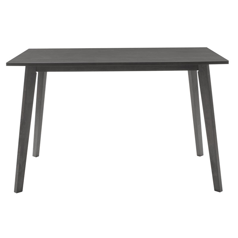Tavolinë ngrënieje Benson pakoworld mdf - venner në ngjyrë gri rustike 120x75x75cm