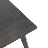 Tavolinë ngrënieje Benson pakoworld mdf - venner në ngjyrë gri rustike 120x75x75cm