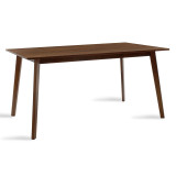 Tavolinë ngrënieje Benson pakoworld mdf - venner në ngjyrë arre 150x90x75cm