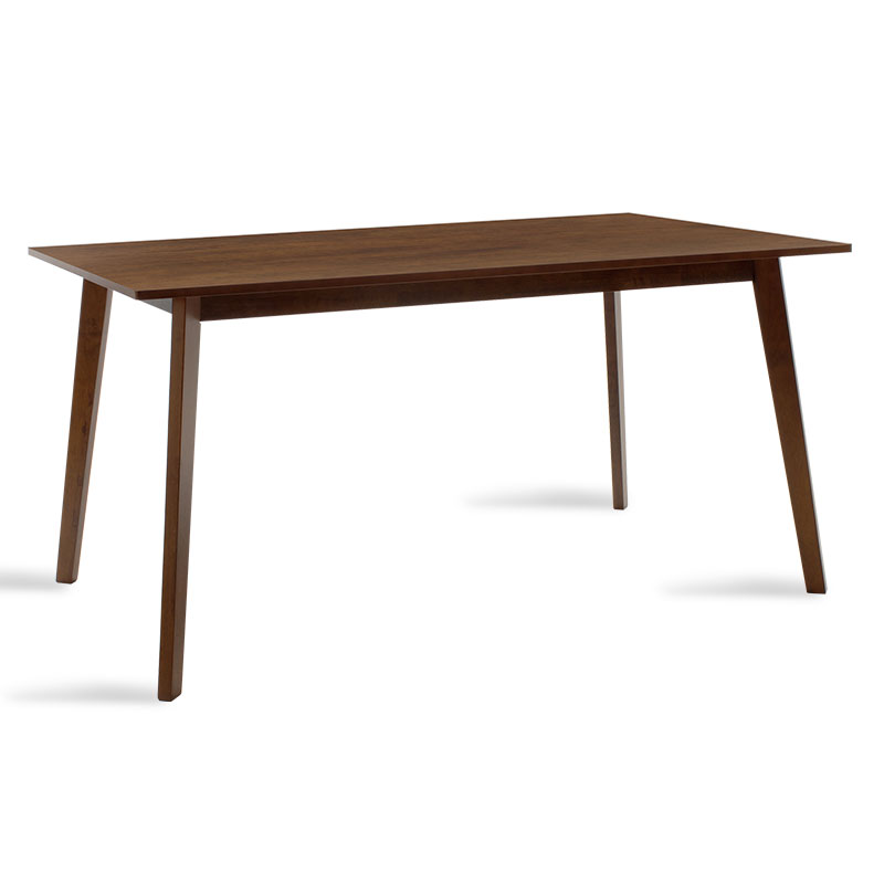 Tavolinë ngrënieje Benson pakoworld mdf - venner në ngjyrë arre 150x90x75cm