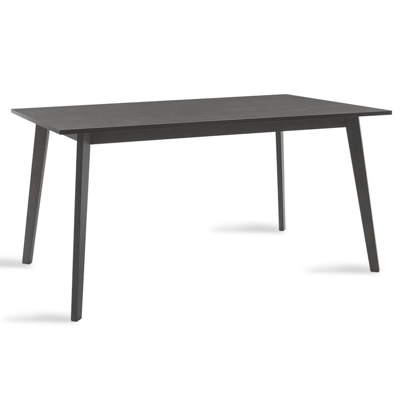 Tavolinë ngrënieje Benson pakoworld mdf - venner në ngjyrë gri rustike 150x90x75cm