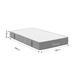 Dyshek Nemesis pakoworld me susta të pavarura, i mbështjellë, i përdorshëm nga të dyja anët 20-22cm 100x200cm