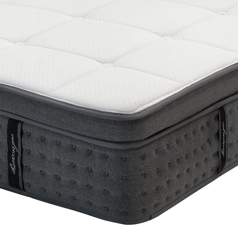 Dyshek Luxury pakoworld me susta xhepi + shkumë memorie me xhel + latex aloe vera 34-36cm 160x200cm