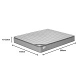 Dyshek Perfecto pakoworld Sustat të vazhdueshme njëfaqëshe me shtresë të sipërme 22-24cm 160x200cm