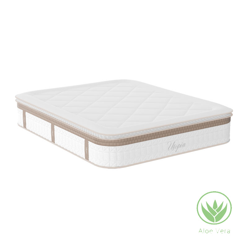 Dyshek Utopia pakoworld me susta xhepi me shtresë të sipërme aloe vera 30-32cm 140x200cm
