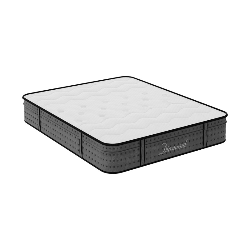 Dyshek Diamond pakoworld me 3 zona susta xhepi + shkumë memorie me xhel 25-27cm 140x200cm