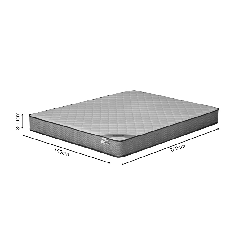Dyshek Frezio pakoworld me susta të pavarura, i mbështjellë, i dyanshëm 18-19cm 150x200cm