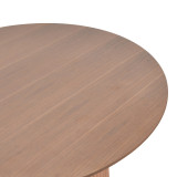 Tavolinë kafeje Opols pakoworld mdf në arrë D90x42cm
