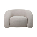 Fotel Lexy pakoworld pëlhurë krem 100x89.5x60cm