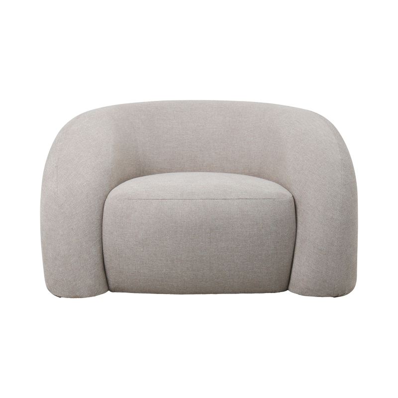 Fotel Lexy pakoworld pëlhurë krem 100x89.5x60cm