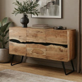 Dollap Imena pakoworld dru masiv 4cm natyral-i zi 148x43.5x86cm