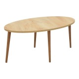 Tavolinë kafeje Barton pakoworld sonoma-kafe 90x45x40cm
