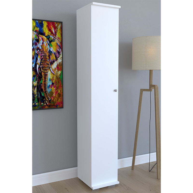 Dollap Juan pakoworld i bardhë 30x35x177cm