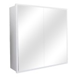 Kabinet banjoje Poliana pakoworld me pasqyrë e bardhë 70x17x70cm
