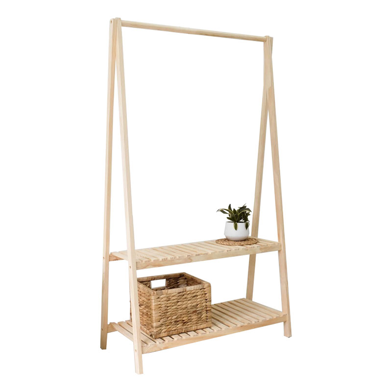 Mobilje hyrjeje Linett pakoworld natyrale 86x38x148cm