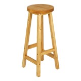 Stol bari druri Vistran pakoworld natyral D28x67cm