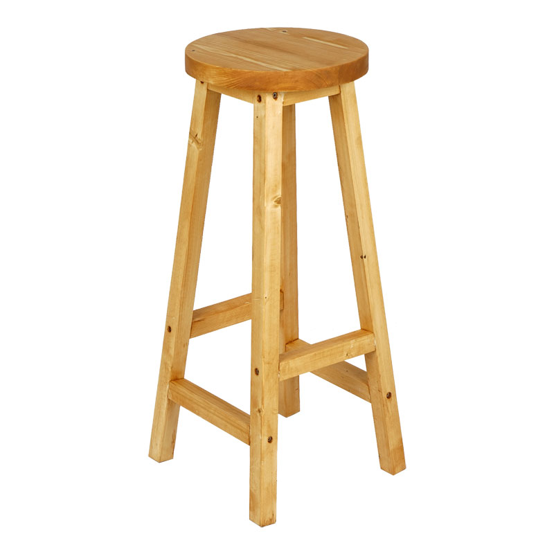 Stol bari druri Vistran pakoworld natyral D28x67cm