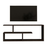 Mbajtëse TV Waldo pakoworld melaminë e zezë-gri e errët 100x29.5x40cm