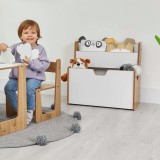 Raft Crane pakoworld mdf natyral-bardhë 57x34x55cm