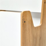 Raft Crane pakoworld mdf natyral-bardhë 57x34x55cm