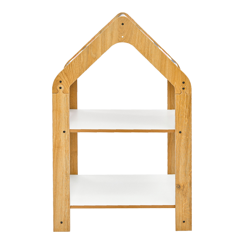 Raft T. Montessori Zoilen pakoworld mdf natyral-bardhë-blu 50x30x80cm