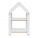 Raft Montessori Zoilen pakoworld i bardhë-rozë mdf 50x30x80cm