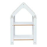 Raft Montessori Zoilen pakoworld i bardhë-blu mdf 50x30x80cm