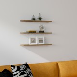 Raft muri Edna pakoworld melaminë në nuancë arre 60x14.5x1.8cm