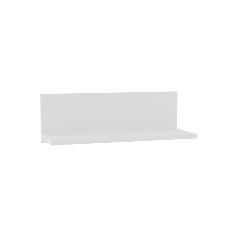 Raft muri Fane pakoworld melamine e bardhë 60x21.6x19.6cm