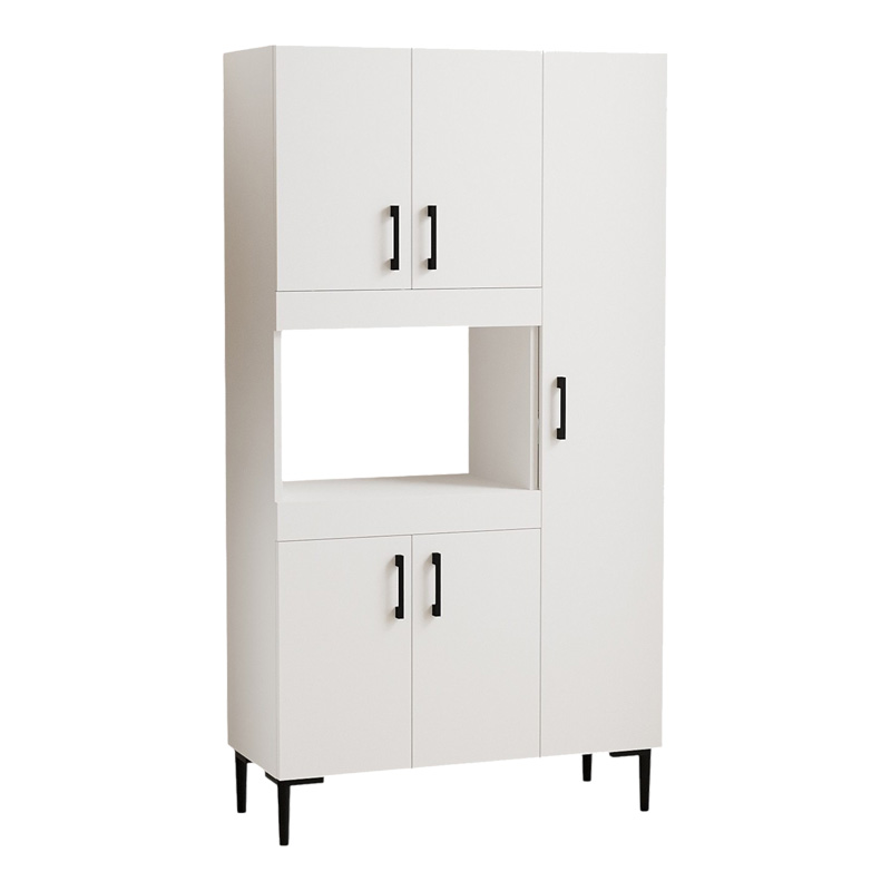 Kabinet kuzhine Defne pakoworld në të bardhë 89x37.5x160cm