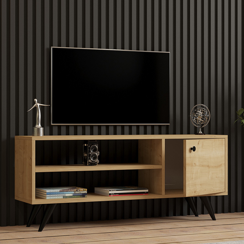 Dollap TV Wison pakoworld në nuancë lisi 120x29x50cm
