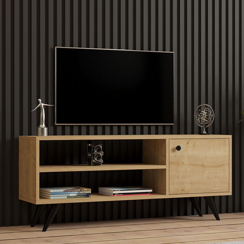 Dollap TV Wison pakoworld në nuancë lisi 120x29x50cm