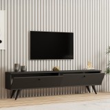 Komodinë TV Jate pakoworld në të bardhë 160x25x40cm