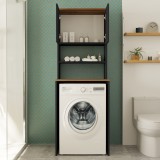 Kabinet lavanderie Rano pakoworld antracit-arrë 65x60x184cm