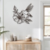 Dekor muri Folou pakoworld metal i zi 60x0.15x60cm