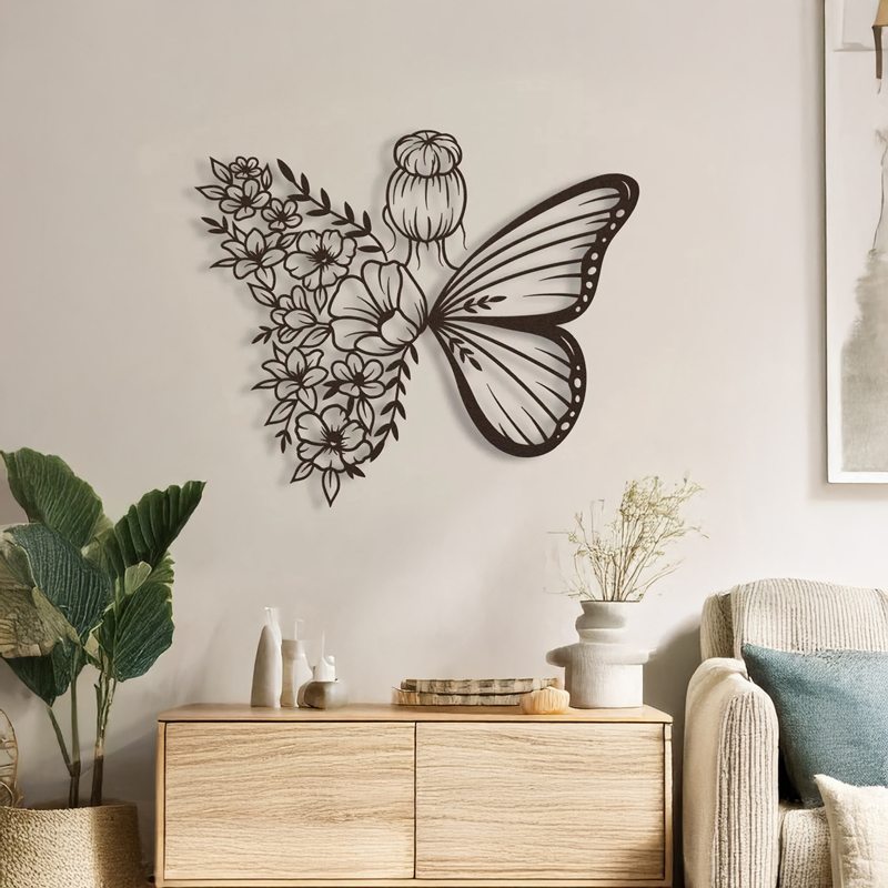 Dekor muri Terfia pakoworld metal i zi 60x0.15x60cm