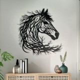 Dekor muri Horsy pakoworld metal i zi 60x0.15x60cm