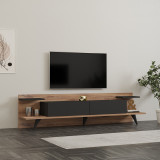 Stendë TV Astry pakoworld arrë me ngjyrë antracit 180x36.8x45cm