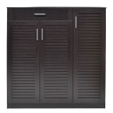 Kabinet këpucësh Sante pakoworld 30 palë wenge 120x37x123cm