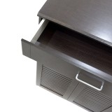 Kabinet këpucësh Sante pakoworld 30 palë wenge 120x37x123cm