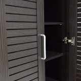 Kabinet këpucësh Sante pakoworld 21 palë wenge 60x37x183cm
