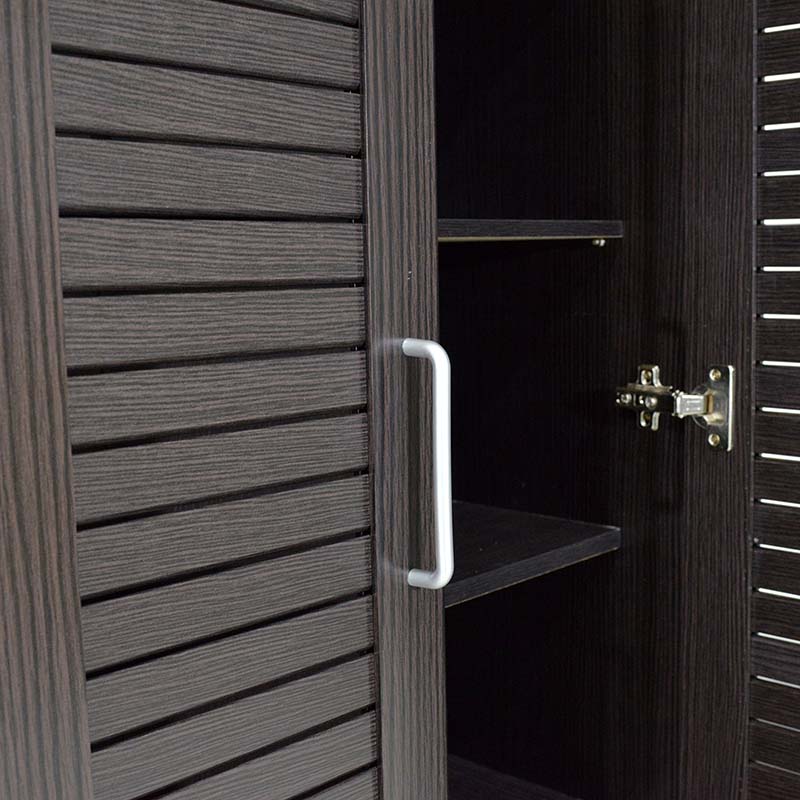 Kabinet këpucësh Sante pakoworld 21 palë wenge 60x37x183cm