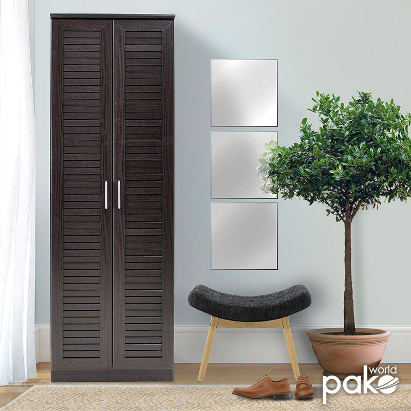 Kabinet këpucësh Sante pakoworld 21 palë wenge 60x37x183cm